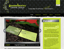 Tablet Screenshot of gooseberrygraphicdesign.com